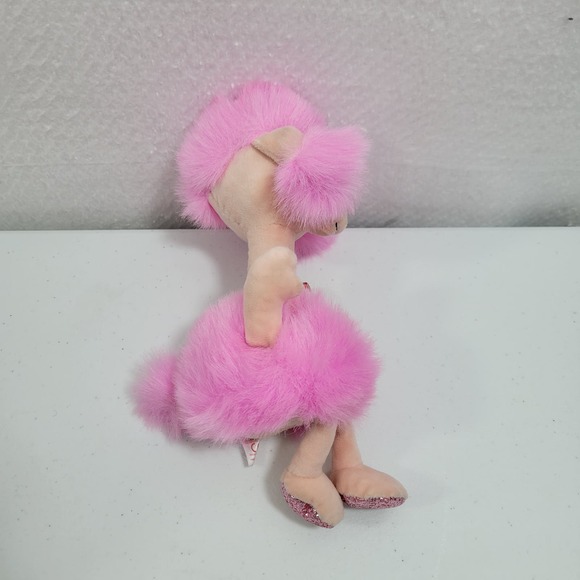 Ty The Beanie Boo Collectibles Camilla The Pink Poodle size 7" 5724-2PL5 - Picture 4 of 7